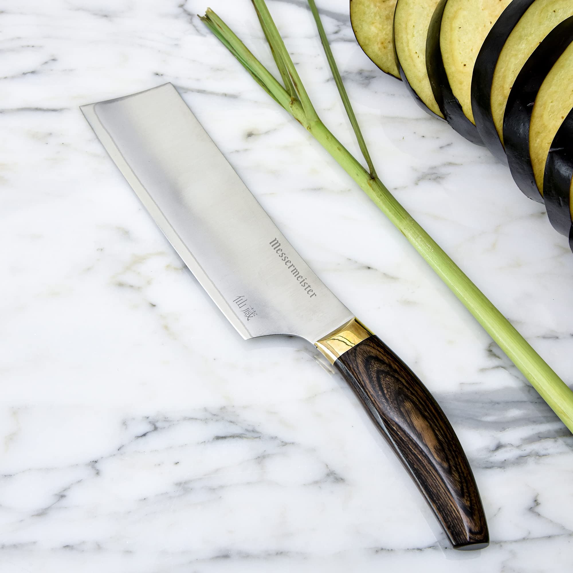 Amazon.com: Messermeister Kawashima 6.5” Nakiri Knife - SG2
